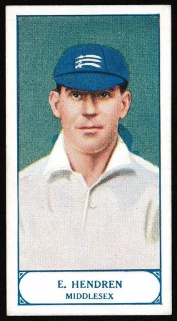 Pattreiouex - 'Cricketers Series' (1926) - Card #7 - E. Hendren (Middlesex)