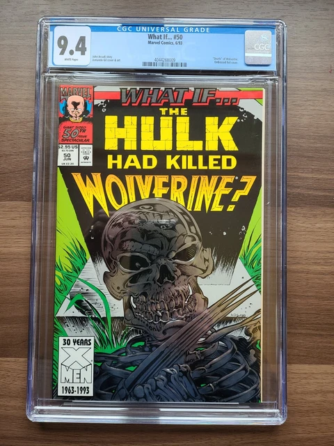 What If... #50 - 1993 - CGC  9.4 - White Pages - Wolverine - Marvel