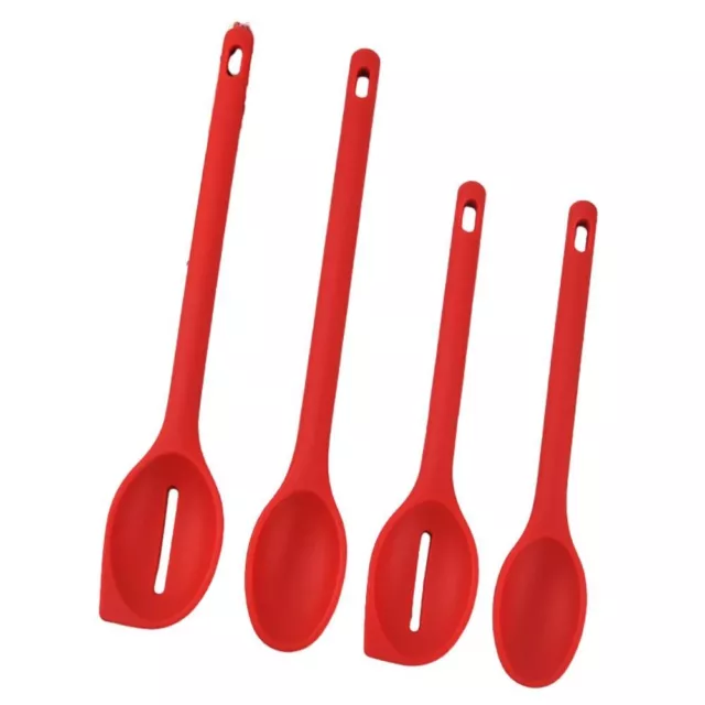 4pcs 24/30 CM Stirring Spoons Silicone Kitchen Cooking Tools  Cooking