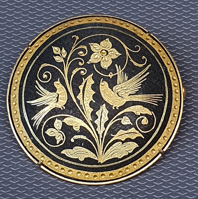 Broche Ancienne XIXe Siècle Ajourée Régionale - Métal Argenté, Occasion, Bijou Vintage