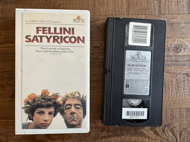 FELLINI SATYRICON (VHS) $9.65 - PicClick CA