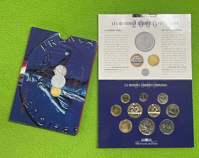 Monnaie De Paris Coffret Bu Brillant Universel 2000