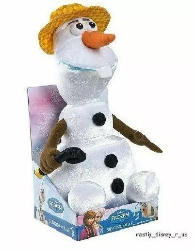 Peluche Olaf lumineux de la Reine des Neiges Disney