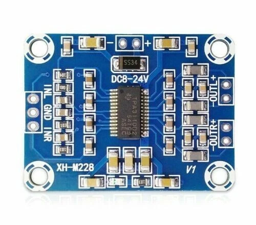 2Stk TPA3110D2 Class-D Audio Verstärker Platine 2X15W Stereo