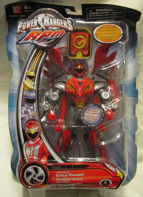 Rpm Morthp Power Rangers Rpm FIGURA DE ACCIÓN Power Rangers RPM Moto Morph Eagle Ranger EUR 50,30 ...