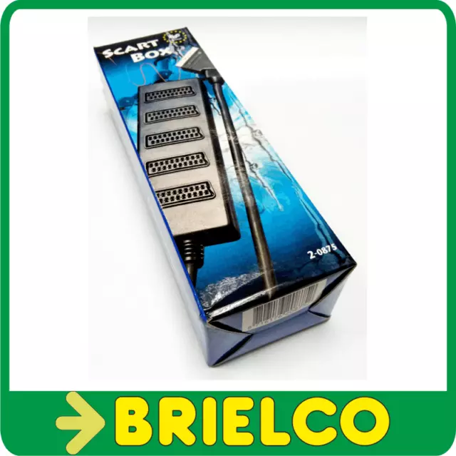 Caja Scart Euroconector 5 Entradas Hembras 1 Salida Macho Bd4299