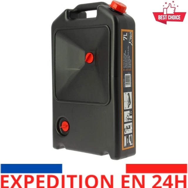 XL Tech Jerrican Bac de Vidange 7L, Plat Jerricans, bidons Voyages, transport En