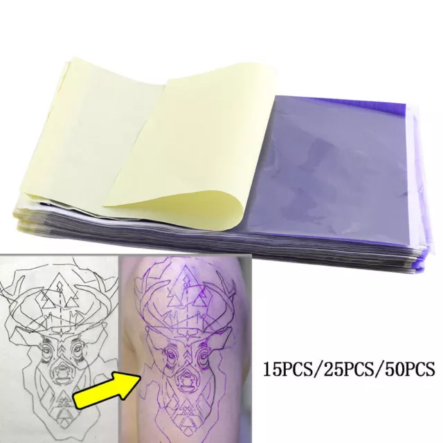 Tattoo Spirit Transfer Paper Thermal Hectograph Stencil Carbon Stencil Sheets SG