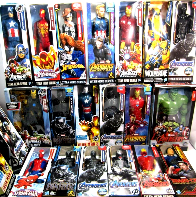 Marvel 12" Action Figure You Pick! Spider Man Wolverine Iron Man Capt. America
