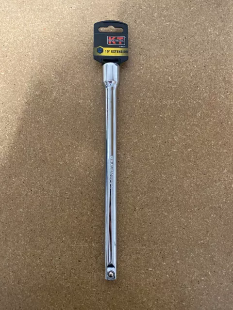 KT Pro C5420-10D 1/2" Drive 10" Chrome Socket Extension