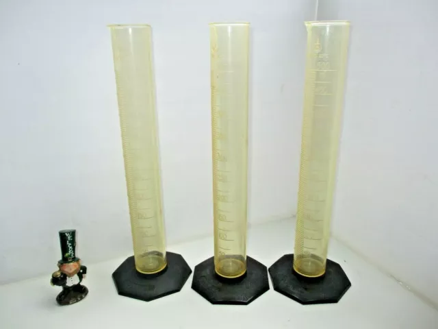 Vintage Nalgene 500 ml Mold In Graduated Cylinder Octagonal Hex Base TC/TD 20 C