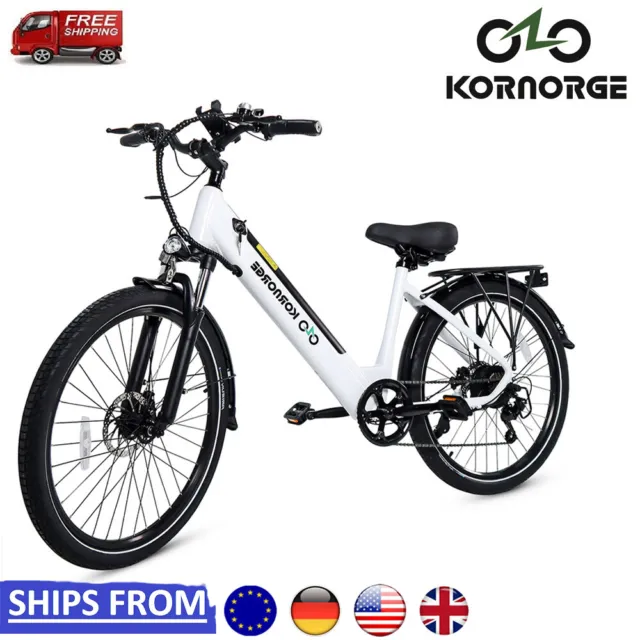 350W Electric Bicycle for Adults E-Bike with Removable 36V 12.5A Lithium Battery