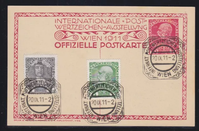 Österreich Postkarte WIPA 1911 -74678