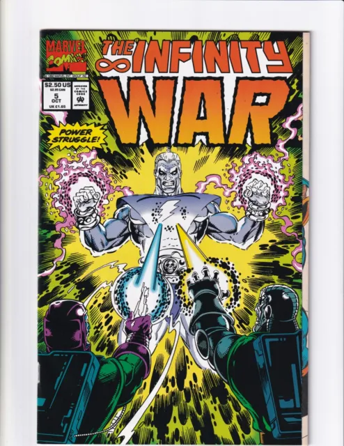Marvel Comics The Infinity War Vol 1 # 5 NM October 1992 Bagged and Boarded