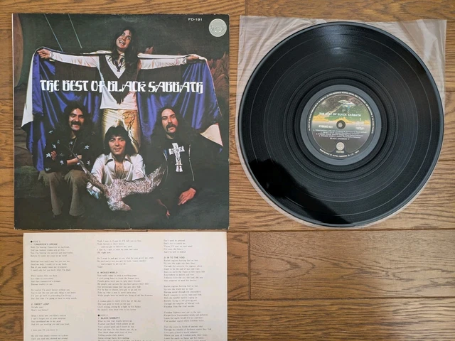 BLACK SABBATH THE Best Of 1975 Japan LP FD-191 EUR 154,63