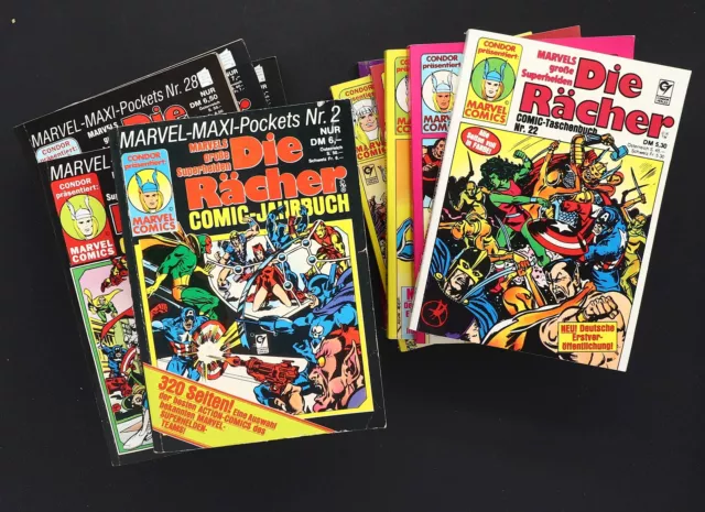 Die Rächer Avengers Marvel Superhelden Condor Comic Taschenbuch Maxi Pockets