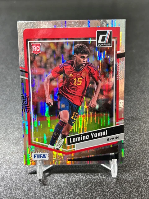 2023-24 Select La Liga Barcelona RC Lamine Yamal Field Level Orange /49 PSA 10