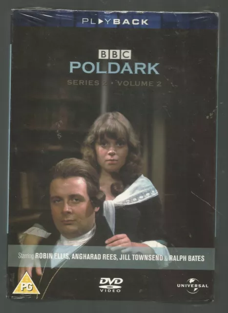 POLDARK SERIES 2 VOLUME 2 - sealed/new - UK REGION 2 DVD SET - Robin Ellis