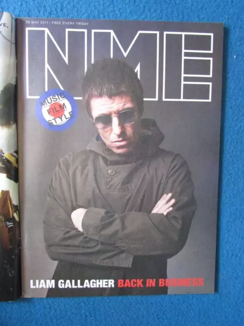 NME Magazine May 2017 LIAM GALLAGHER OASIS CHRIS CORNELL NEW MUSICAL EXPRESS