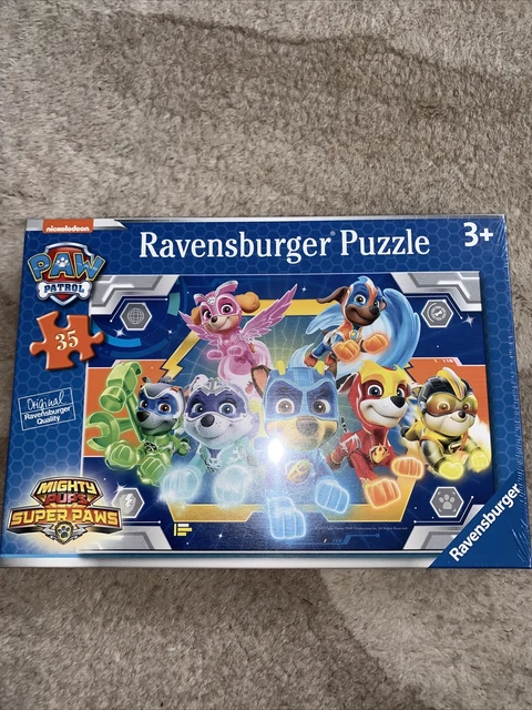 PAW PATROL MIGHTY Pups Super Paws Jigsaw Puzzle 35pcs Ravensburger Age ...