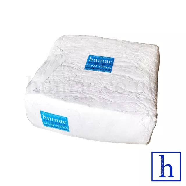 White Sheeting Lint Free Wiping Cleaning Polishing Cotton Cloth Rag Sheet HUMAC