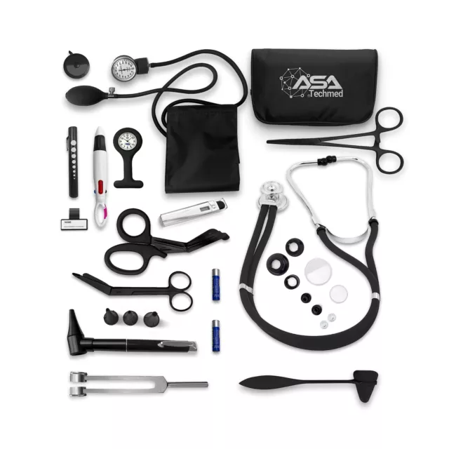 ASA TECHMED Deluxe Nurse Starter Kit - Complete Diagnostic Tools, Portable, D...