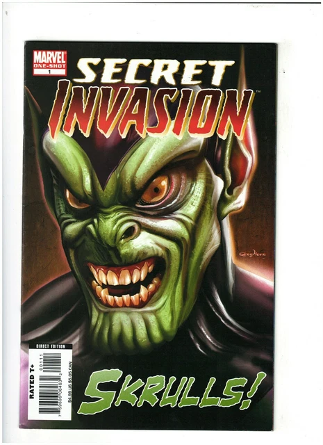 Secret Invasion: Skrulls #1 VF+ 8.5 Marvel Comics One-Shot 2008 Greg Horn Cover