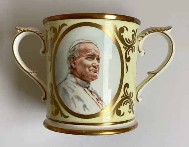 Pope John Paul II Royal Worcester Loving Cup 1982 UK Visit Ltd Edition 1,000