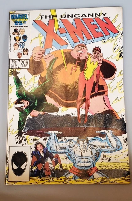 UNCANNY X-MEN #206 (1986-06) Vol 1 MARVEL Claremont Romita Jr Freedom Force