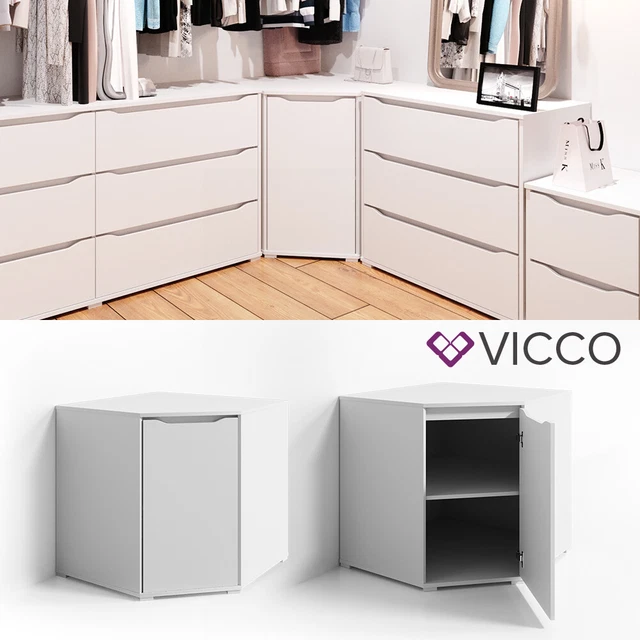 Vicco Kleiderschrank Ruben, 80 X 189 Cm, Weiß