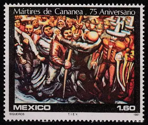 Mexico postfris 1981 MNH 1751 - Martelaren van Canares