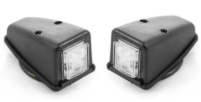 2X Blanco 12/24V Frontal LED Cabina Techo Puerta Luces de Posición Laterales