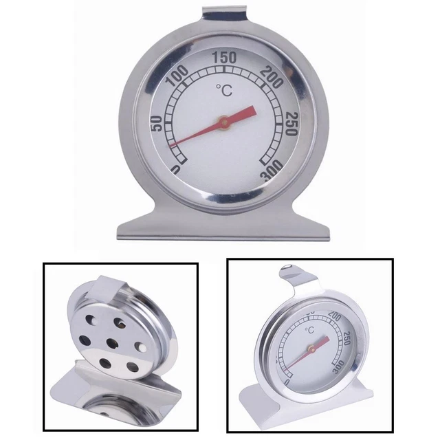 Nuevo dial medidor de instrumentos de barbacoa duradero indicador acero inoxidable