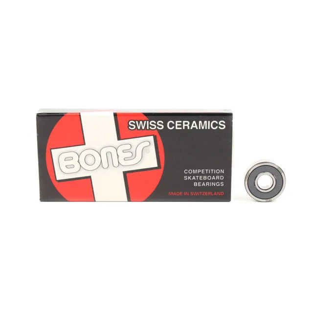 Bones Swiss Ceramic Precision Skateboard Lager (8 Pack)