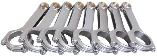 EAGLE CRS6100L3D GM LS1 4340 Forged H-Beam Rods 6.100