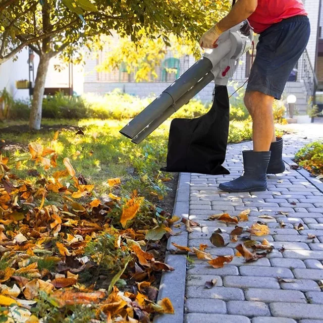 Leaf Blower Vacuum Bag with Adjustable Strap Easy Leaf Collection Solution