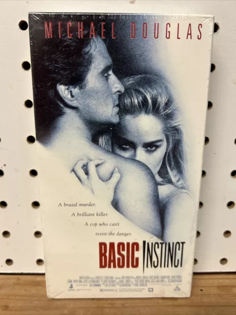 BASIC INSTINCT VHS Tape Michael Douglas Sharon Stone Suspense BRAND NEW