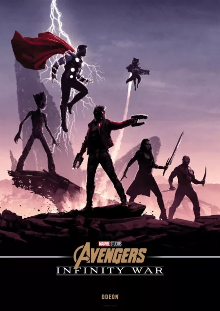 The Avengers Infinity War movie poster set of 5 posters : 11 x 17 inches