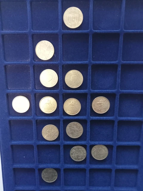 Konvolut 13 x 50 Cent- Münzen Europa