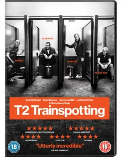 T2 Trainspotting Ewan McGregor 2017 DVD Top-quality Free UK shipping