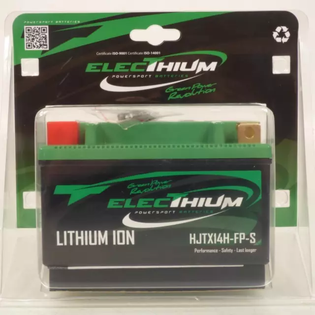 Batterie Lithium Electhium pour Scooter Benelli 125 Adiva 2000 à 2003