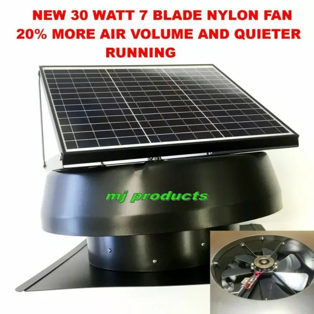 solar roof vent/exhaust fan/ventilator/extractor/ventilation 30 watt solar panel