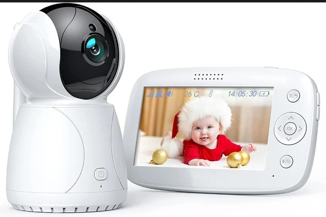 Victure BM45 Babyphone Video 4,3 Zoll mit 355°/120° drehbarer Kamera..