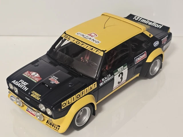 Modellino IXO 1:18 Saab 96 V4 #1 Stig Blomqvist - Rally Svezia 1973 - Collezione