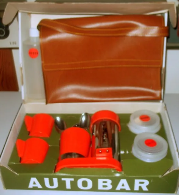 Caffettiera Elettrica Autobar Velox Per Auto-Camper-Barca. Vintage Anni 70.