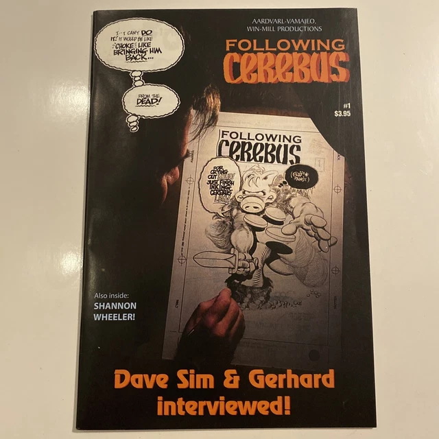 * Following Cerebus Magazine # 1 * Dave Sim 2004 Win-Mill / Aardvark … VF/NM 9.0