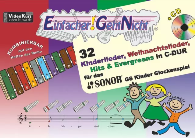 Einfacher!-Geht-Nicht: 32 Kinderlieder, Weihnachtslieder, Hits & Evergreens in C