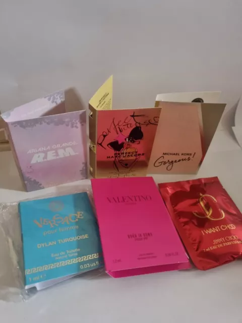 Ladies Designer Fragrance Samples  Job Lot, Gym, Travel, Holiday Mixed Perfume