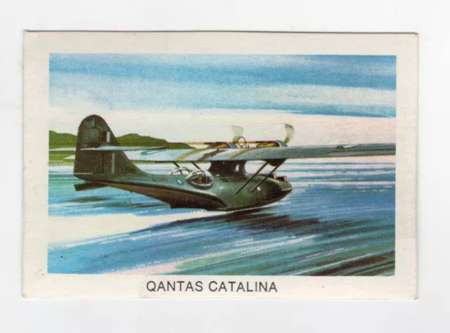 Bread Great Sunblest Air Race Cards #15 Qantas Catalina (diff)