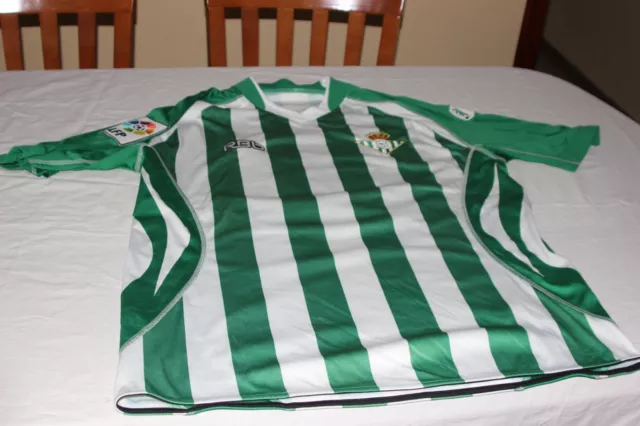 Camiseta De Futbol Oficial Real Betis Balompie Marca Rbb Talla Xl Nº 14 Capi